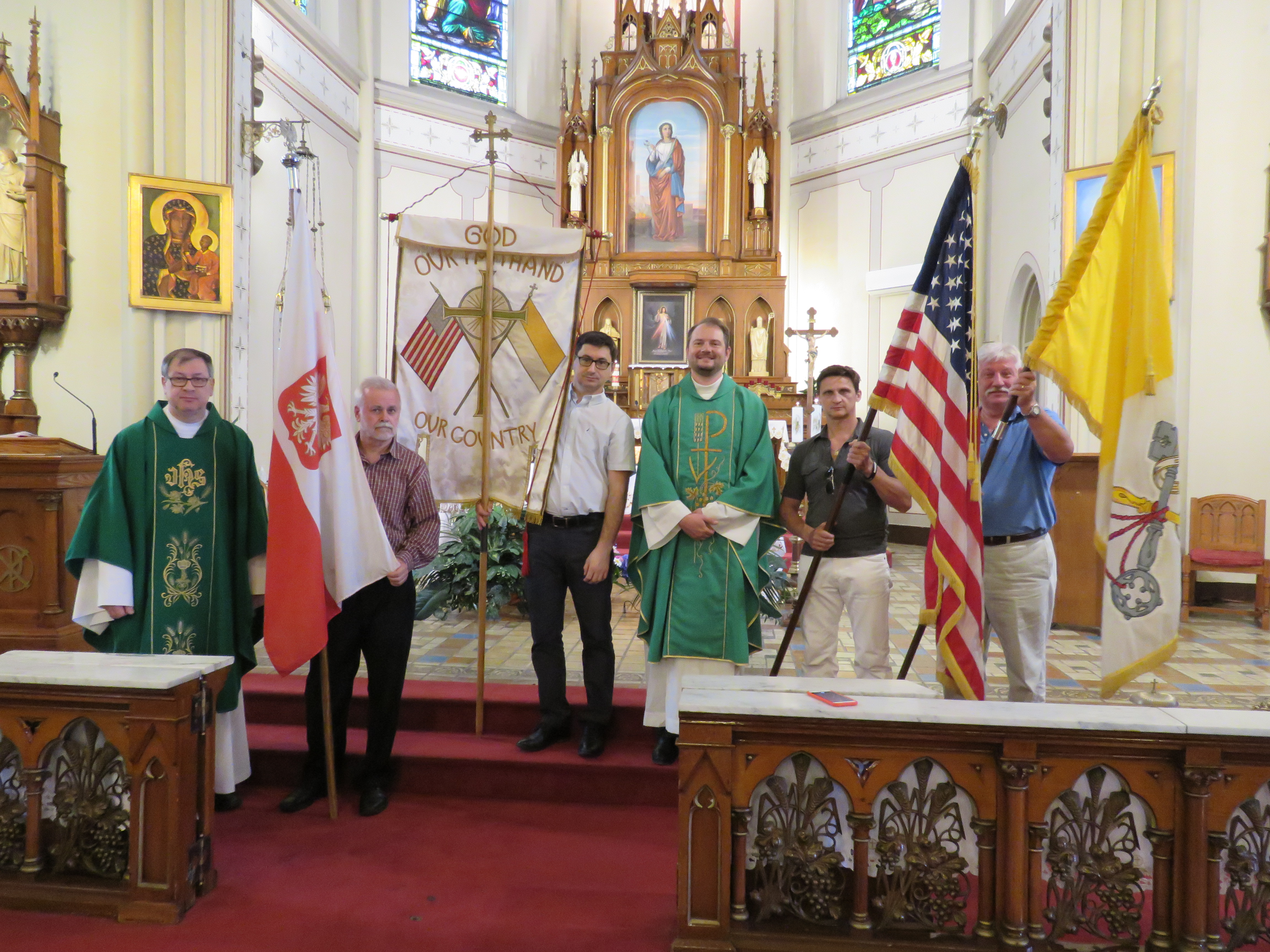 July 5 – After the Mass for Our Country (Fourth of July Celebration).